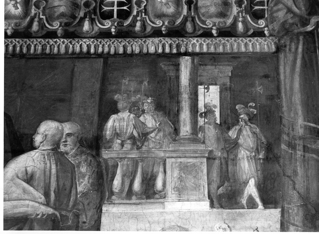 investitura di Teseo Aldovrandi a Commendatore dell'Ordine di S. Spirito (d